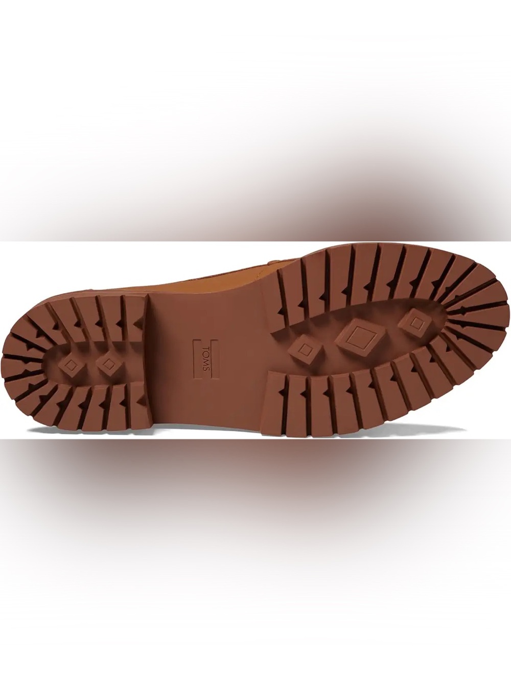 Toms Chestnut Brown Cara Penny Loafers - Picture 3 of 7